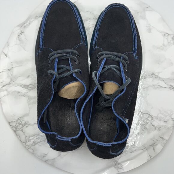 SEBAGO Black and Navy Waterbury Docksider Chukka Bootie-10